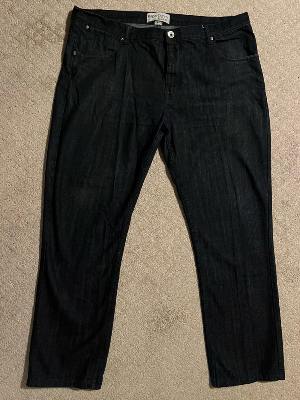 Paper Denim & Cloth Men's Black Jeans 42x32